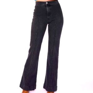 Revice rollergirl black flares